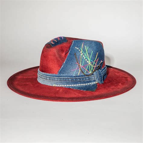 COWBOY DENIM HAT - Etsy