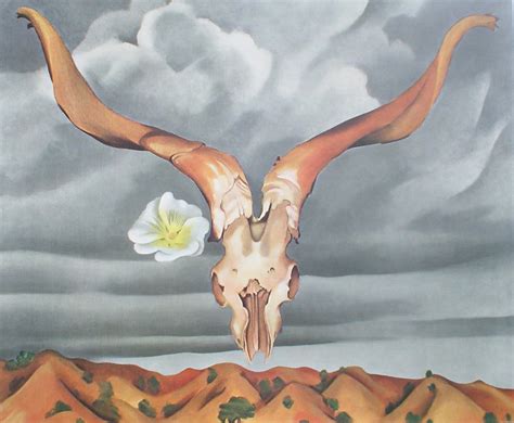 o’keeffe – Ram’s Head White Hollyhock And Little Hills (sold ...