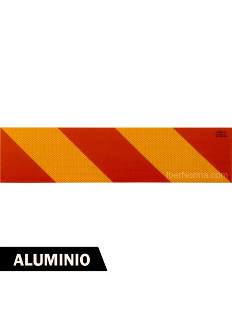 Placa Aluminio V Veh Culo Pesado Derecha X Mm Homologada