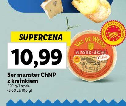 Ser Munster Z Kminkiem Val De Weiss Cena Promocje Opinie Sklep