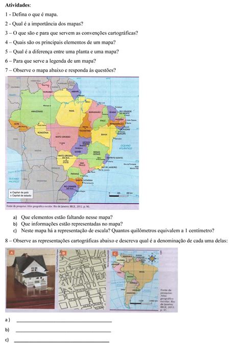 Profº Mazucheli 6º anos Texto 1 Aprendendo ler um mapa