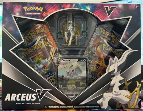 Pokemon Tcg Arceus V Figure Collection Box New Sealed Box Damage Ebay