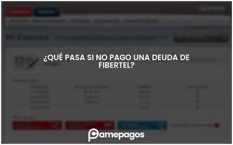 ¿qué Pasa Si No Pago Una Deuda De Fibertel Actualizado 2025