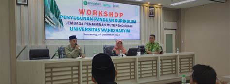 Lpmp Unwahas Selenggarakan Workshop Penyusunan Panduan Kurikulum Lpmp