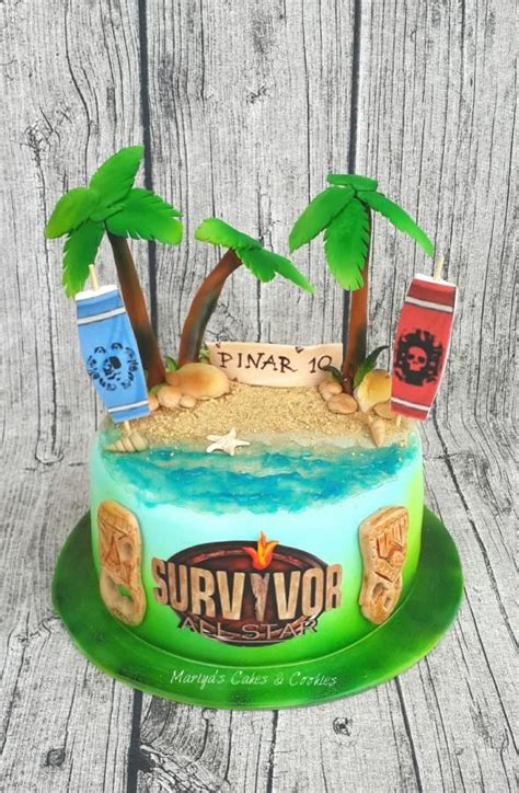 Survivor Cake By Mariya S Cakes Cookies Survivor Theme Survivor