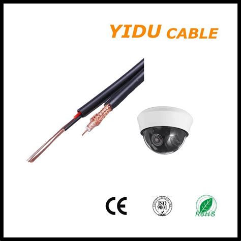 Coaxial Cable Rg59 Siamese CCTV Camera Cable Rg 59 2c 2DC Coaxial