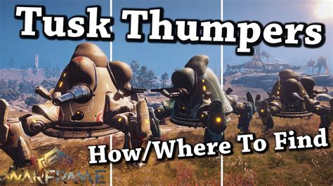 Warframe Tusk Thumpers Guide Youtube