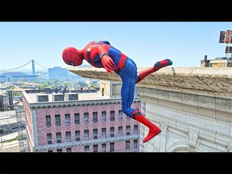 Gta Spiderman Jumping Off Highest Buildings Euphoria Physics