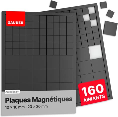 Gauder Plaques Magn Tiques Autocollantes X Mm X Aimants