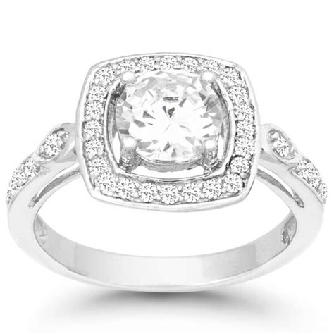 Shop La Preciosa Sterling Silver Oval Cut Cubic Zirconia Engagement