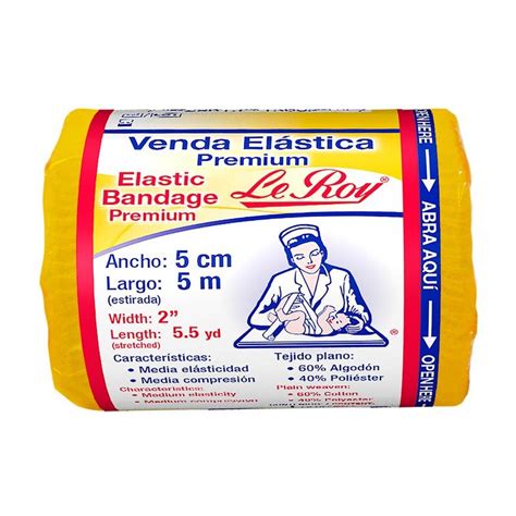 Venda Elastica Le Roy Premium De 5 Cm X 5 M 11 40158