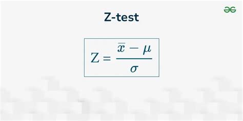 Z Test Definition Uses In Statistics And Example