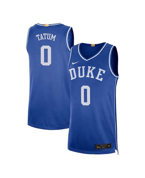 Nike Jayson Tatum Royal Duke Blue Devils Limited Basketball Jersey for ...