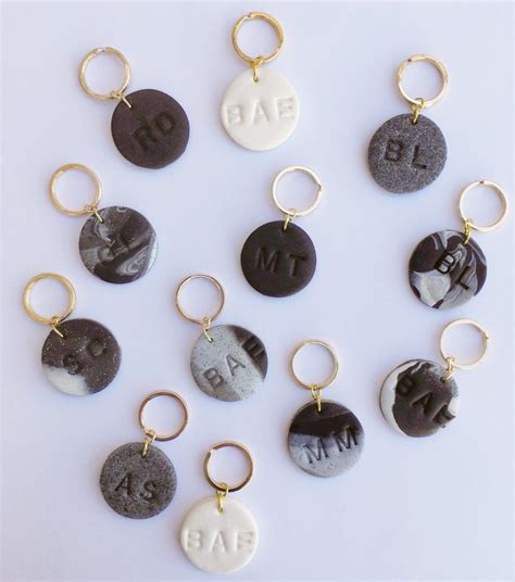 Diy Personalized Keychains Learn How Xoxojackie Diy Clay Earrings Clay Jewelry Diy