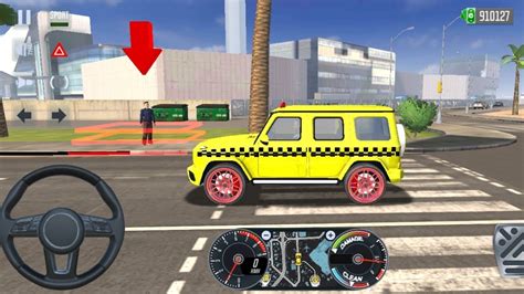 Taxi Sim Mercedes Benz Amg G Driving Los Angeles City Driving