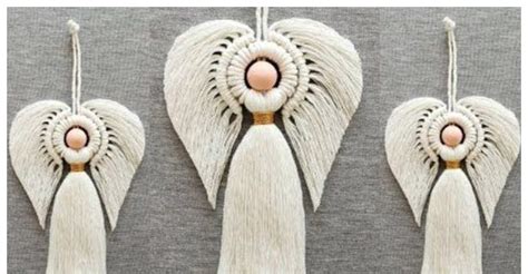 Fun Macramé Angel DIY Tutorial Video DIY Magazine Macrame diy