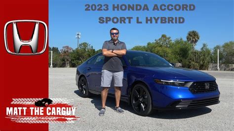 All New 2023 Honda Accord Sport L Hybrid Review And Test Drive Hit Or