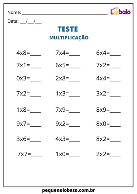 Atividades De Matem Tica Ano Para Imprimir