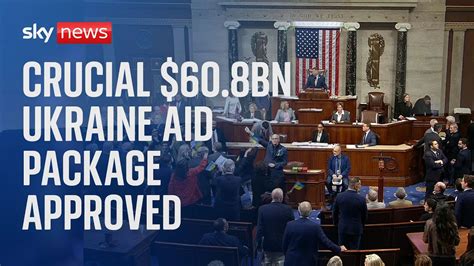 Crucial 608bn Ukraine Aid Package Approved By Us House Of