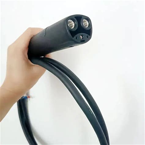 A Fast Ac Extension Cord Charging Cable With Nacs Plug For Tesla Car