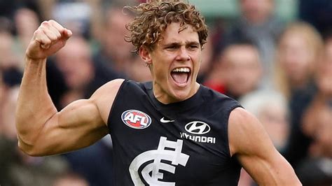 Afl 2018 Charlie Curnow Re Signs With Carlton Has Patrick Cripps