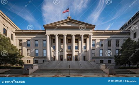 Government North Carolina Capital Building Stock Illustration ...