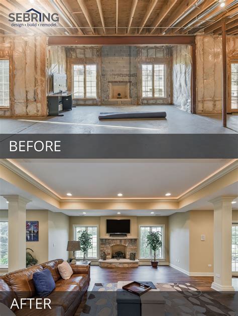 Before And After Basement Makeovers