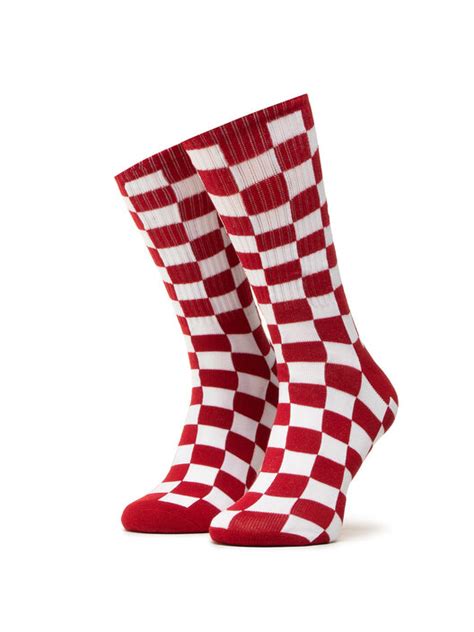 Skarpety Wysokie Damskie Vans Checkerboard Crew VN0A3H3NRLM1 R 38 5 42