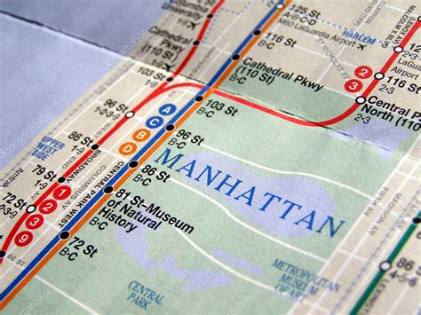 New York subway map — Stock Photo © claudiodivizia #3534868