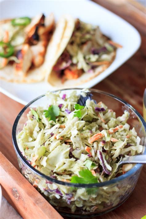 Chicken Tacos With Cilantro Lime Coleslaw Mommy Gone Healthy A Lifestyle Blog By Amber