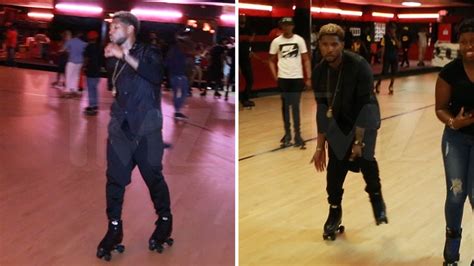 Usher Laced Up his Wheels and Roller Skated in Atlanta!