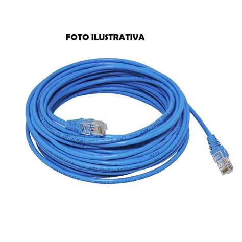 Cabo De Rede Patch Cord Cat Rj Metros Tima Qualidade E