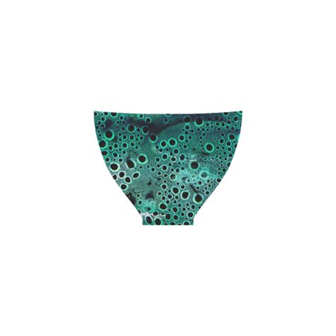 Green Bubbles Custom Bikini Swimsuit ID D