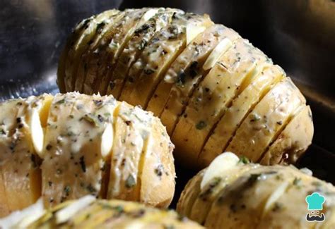 Patatas Hasselback Fácil