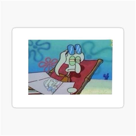 "Sus Squidward" Sticker by eelowe | Redbubble