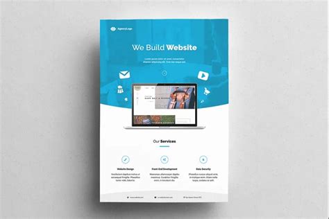 21+ Free Web Design Flyer Template Design Download - Graphic Cloud