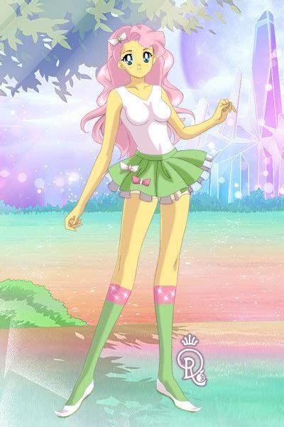 Equestria Girls Fluttershy Version One Made By Shannon Stickel Using