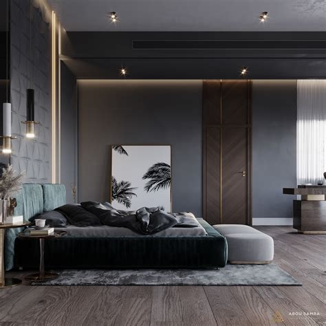 Black Bedroom Design on Behance