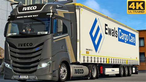 TS PC ETS2 4K PROMODS IVECO S WAY 460 MOERDIJK FELIXSTOWE