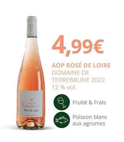 Promo Aop Ros De Loire Domaine De Terrebrune Vol Chez La