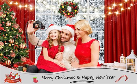 Cylyh 7x5ft Christmas Window Backdrop For Photography