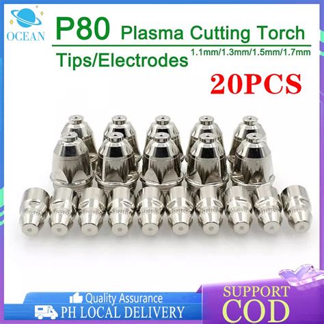 Pcs P Plasma Cutting Torch Consumable Cutting Cnc A A P