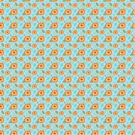 Flower Doodle Pattern Seamless Vector Stock Vector - Illustration of fabric, color: 266955552