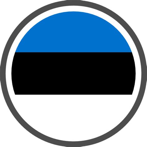 Estonia Flag Round Circle Icon Svg Vector And Png Free Download Uxwing