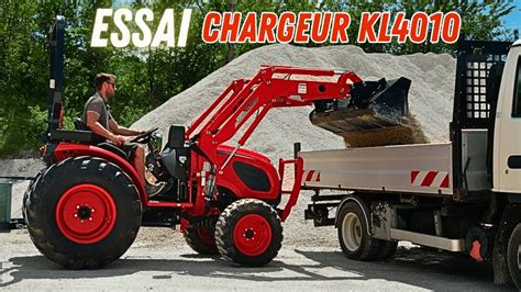 Essai Du Chargeur Kioti Kl Youtube