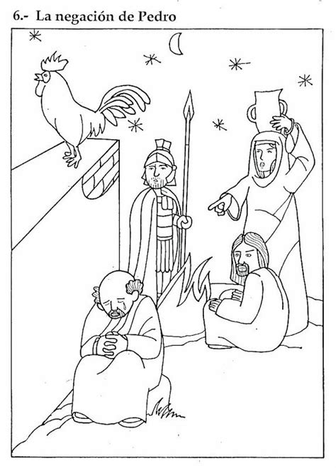 Free Coloring Pages On Peter S Denial Of Christ