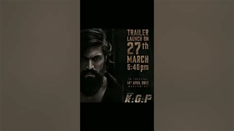 Kgf Chapter 2 Trailer On March 27 Rocking Star Yash Sanjay Dutt