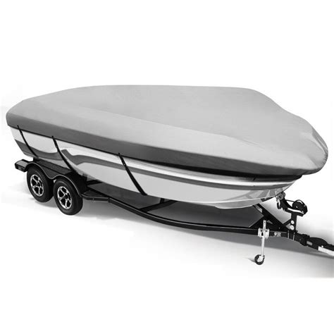 12 - 14 foot Waterproof Boat Cover - Grey