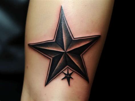 5 Point Star Tattoo Meaning & Symbolism (Water)