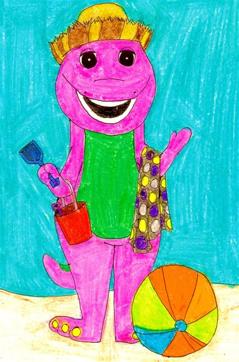 Barney At The Beach My XXX Hot Girl